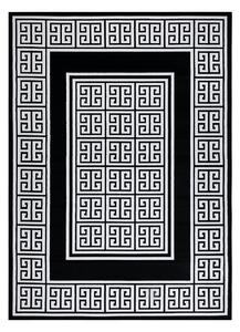 Dywany Łuszczów Kusový koberec Gloss 6776 85 greek black/ivory ROZMĚR: 120x170