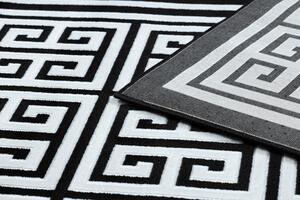 Dywany Łuszczów Kusový koberec Gloss 6776 85 greek black/ivory ROZMĚR: 120x170