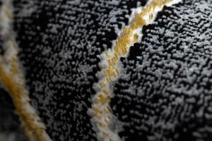 Dywany Łuszczów AKCE: 140x190 cm Kusový koberec Gloss 529A 82 3D mramor black/grey - 140x190 cm