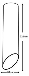Bodové svítidlo VALDA 1xGU10/60W/230V bílá