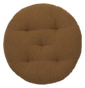 Kulatý sedák na židli Sugar almond / Black Ø 45 cm