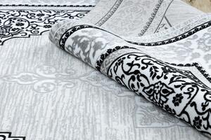 Dywany Łuszczów Kusový koberec Gloss 8490 52 Ornament ivory/grey ROZMĚR: 200x290