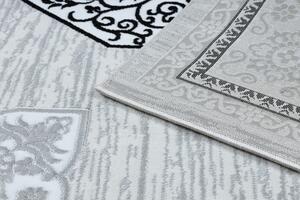 Dywany Łuszczów Kusový koberec Gloss 8490 52 Ornament ivory/grey ROZMĚR: 80x150