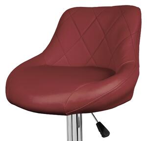 Aga 2x Barová židle MR2000 Tmavě červená