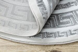 Dywany Łuszczów Kusový koberec Gloss 2813 27 greek grey kruh ROZMĚR: 120x120 (průměr) kruh