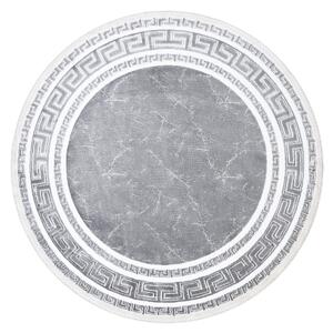 Dywany Łuszczów Kusový koberec Gloss 2813 27 greek grey kruh - 200x200 (průměr) kruh cm