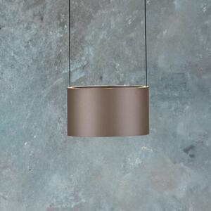 PURE LED závěsné světlo Clipse, bronzová barva Ø 20 cm 2 svítidla, stmívatelný, Bronz / starožitná mosaz, Obývací pokoj / jídelna, kov, Moderní