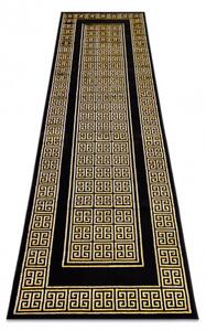 Dywany Łuszczów Běhoun Gloss 6776 86 greek black/gold - 70x200 cm