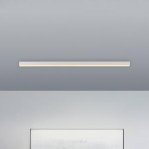 PURE LED stropní svítidlo Lines, bílé, 110 cm, dálkové ovládání, stmívatelný, Bílá / opál, Obývací pokoj / jídelna, Hliník, Moderní