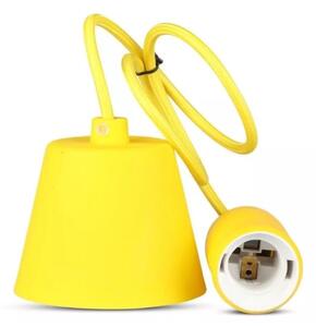 Lustr na lanku 1xE27/60W/230V žlutá