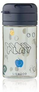 Dětská lahev s brčkem Pavia Play / Dusty Peppermint 500 ml