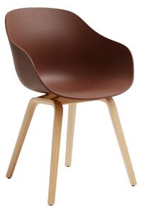 HAY Jídelní židle AAC 222, Oak / Soft brick