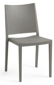 ROJAPLAST Zahradní židle - MOSK, plastová Barva: šedá