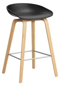 HAY Barová židle AAS 32, H65, Oak / Black