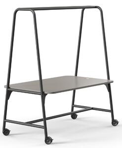 NARBUTAS - Jednací stůl ROUND MULTIPURPOSE s kolečky 160x100x105 cm