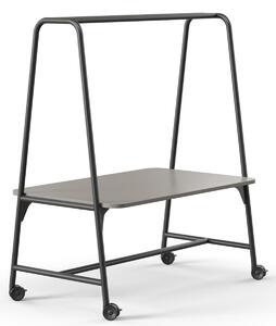 NARBUTAS - Jednací stůl ROUND MULTIPURPOSE s kolečky 160x100x74 cm
