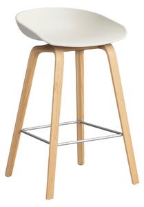 HAY Barová židle AAS 32, H65, Oak / Melange cream
