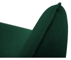 Tmavě zelená sametová pohovka 200 cm Vienna – Cosmopolitan Design