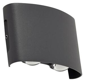 Ithan 2 LED Venkovní Nástěnné Svítidlo Dark Grey - Lindby