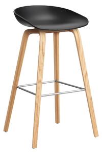 HAY Barová židle AAS 32, H75, Oak / Black