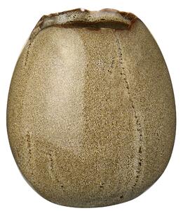 Mini vázička Egg-shaped Brown 9,4 cm