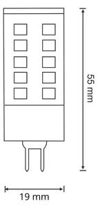 LED Žárovka G9/4W/230V 6500K