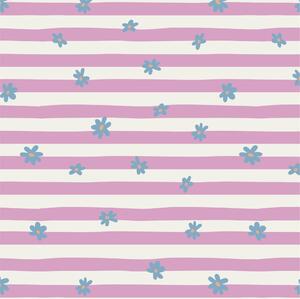 Papírové ubrousky Blue Flowers / Pink Stripes – 20 ks