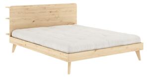 Dvoulůžková postel z borovicového dřeva s roštem 160x200 cm Retreat – Karup Design