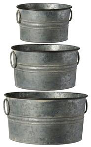 Kovový květináč Urban Garden Handles S