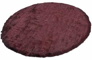 Breno Kusový koberec SAMBA kruh 495/bordeaux, Červená, 80 x 80 cm