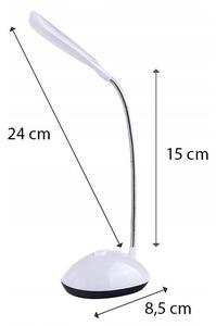 Verk 01727 Stolní LED lampička 3x AAA bílá
