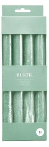RUSTIC Sada svíček 8 ks - eukalyptová