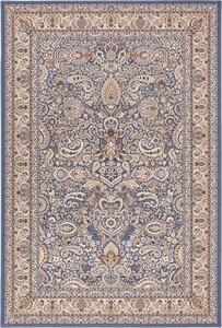 Kusový koberec vlněný Osta Diamond 72201 901 Klasický modrý krémový Rozměr: 85x160 cm