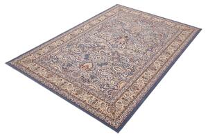 Kusový koberec vlněný Osta Diamond 72201 901 Klasický modrý krémový Rozměr: 140x200 cm