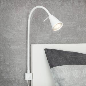Nástěnné svítidlo Tuso LED, montáž na postel, bílé