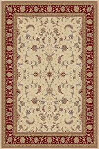 Kusový koberec vlněný Osta Diamond 7244 104 Klasický béžový červený Rozměr: 140x200 cm