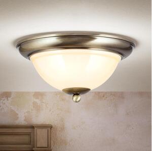 Orion DL 7-675/27-Stropní svítidlo AUSTRIAN OLD LAMP 2xE27/60W/230V bronz/béžová