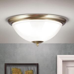 Orion DL 7-677/50 - Stropní svítidlo AUSTRIAN OLD LAMP 3xE27/60W/230V bronz/bílá