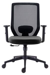 Kancelářská židle Antares Eduard, s područkami, černá