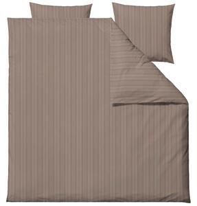 Södahl Hnědá bavlněná sada povlečení Noble 200 x 220 cm