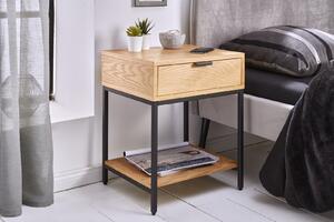 Příruční stolek FUSION 40 cm - přírodní