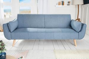 Rozkladacia sedačka DIVAN 215 cm - světle modrá - INV
