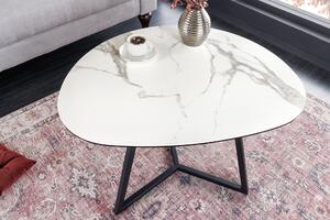 Konferenční stolek MARVELOUS 70cm keramické tmavě tvrzené sklo