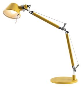 Stolní lampa Artemide, Tolomeo Micro, Žlutá, Pracovna, Kov, Design