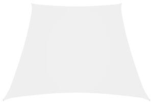 Stínící plachta oxfordská látka lichoběžníková 3/4 x 2 m bílá