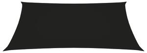 Stínicí plachta oxfordská látka lichoběžník 2/4 x 3 m černá