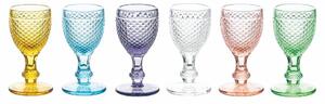 VILLA D’ESTE HOME TIVOLI Set sklenic Diamond 6 kusů, barevný, dekorovaný, 55 ml