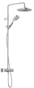 Kludi Dual Shower System sprchová sada na stěnu s termostatem s dešťovou sprchou chrom 6906705-81