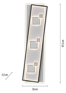 LED stropní světlo Mailak, délka 97 cm