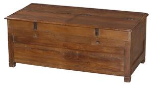 Starý kupecký stolek z teakového dřeva, 110x56x45cm